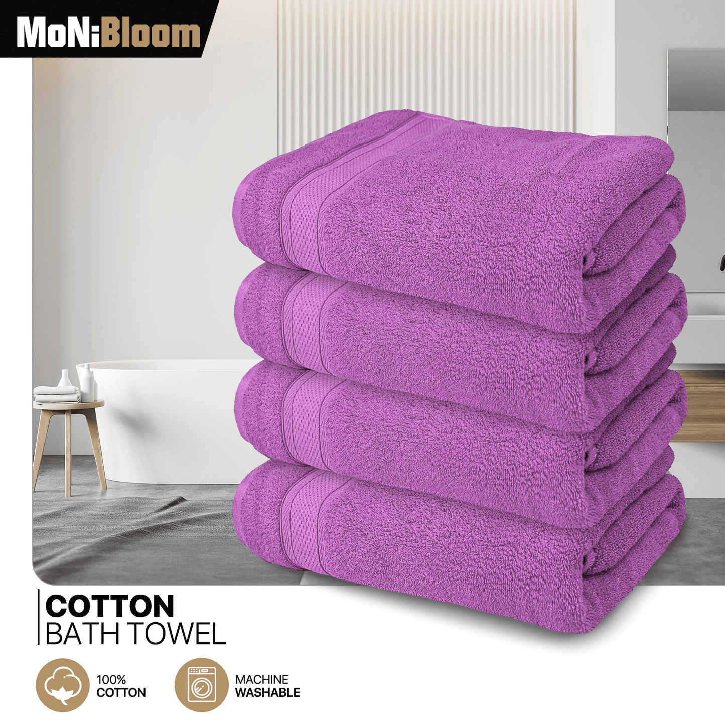 Towel - 4*Bath Towel - 27*54 inch
