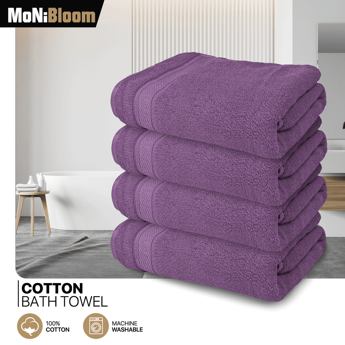 Towel - 4*Bath Towel - 27*54 inch