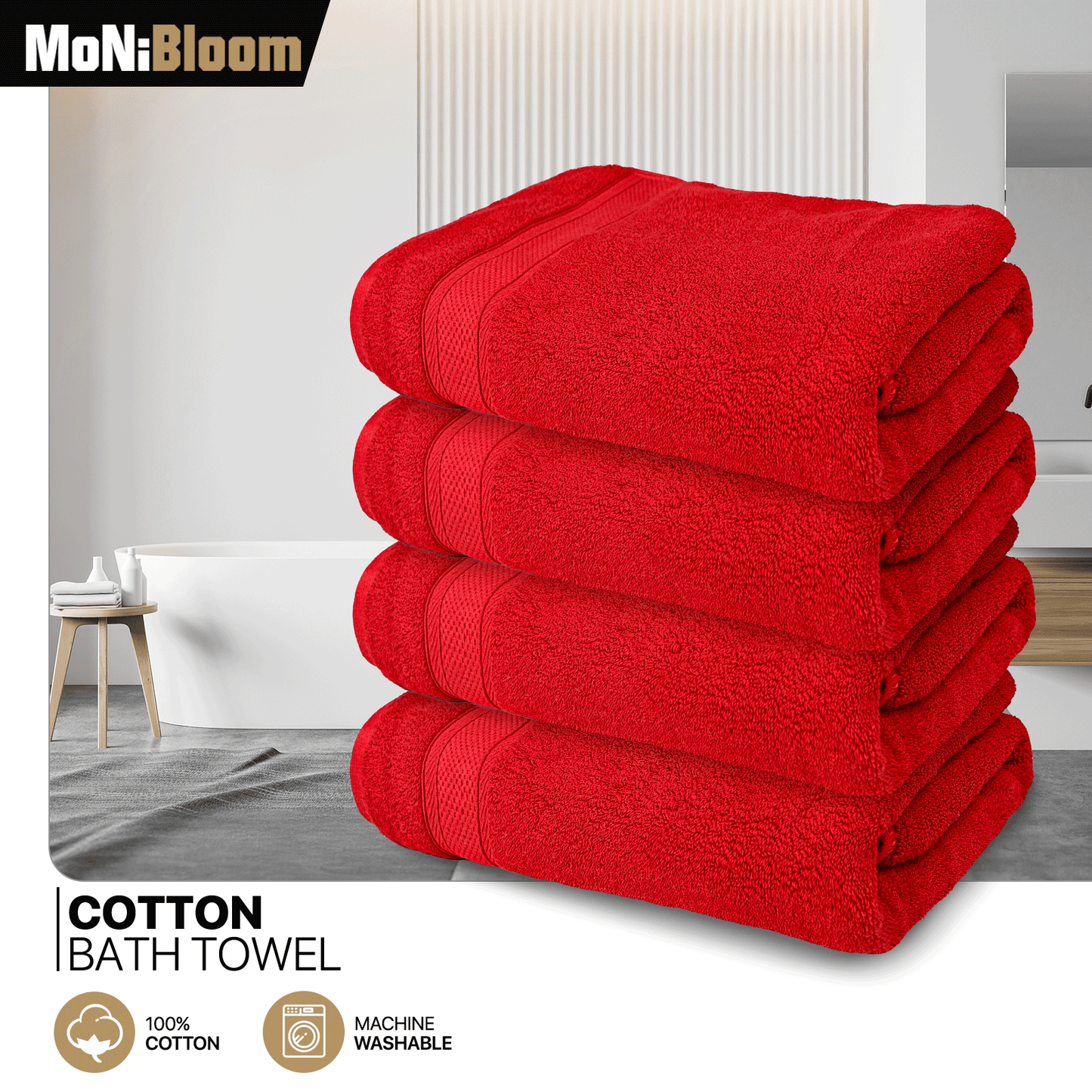 Towel - 4*Bath Towel - 27*54 inch