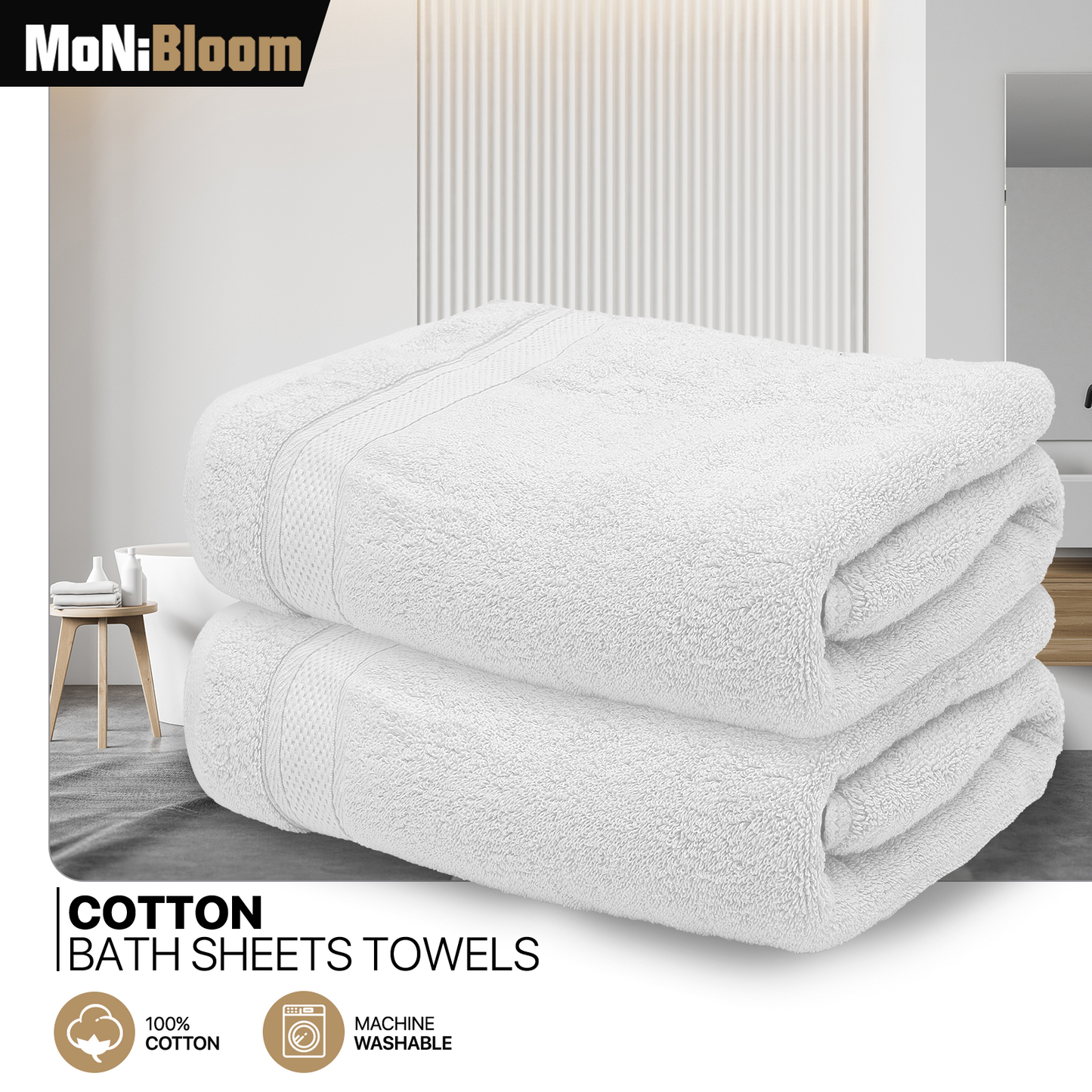 Towel - 2*Bath Sheet Towel - 35*70 inch