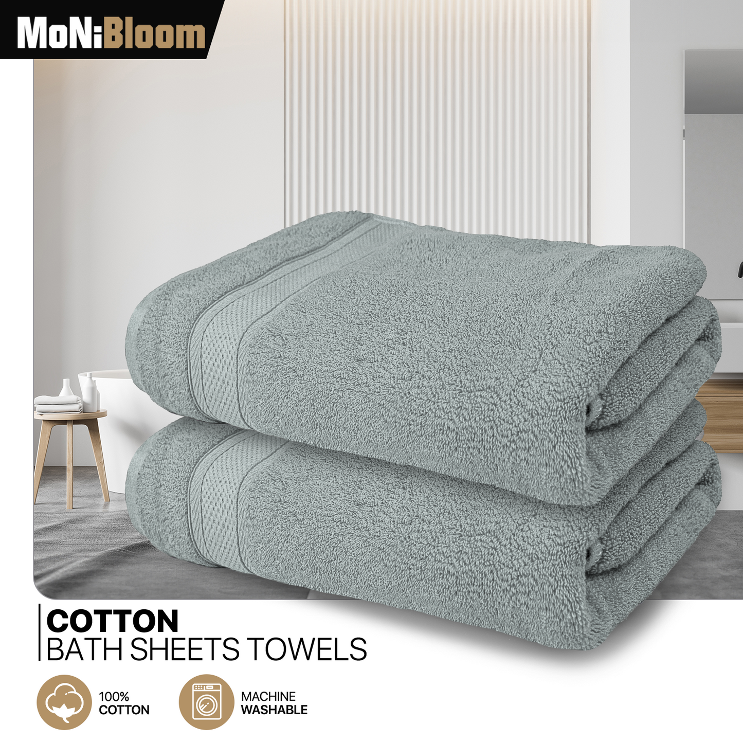 Towel - 2*Bath Sheet Towel - 35*70 inch