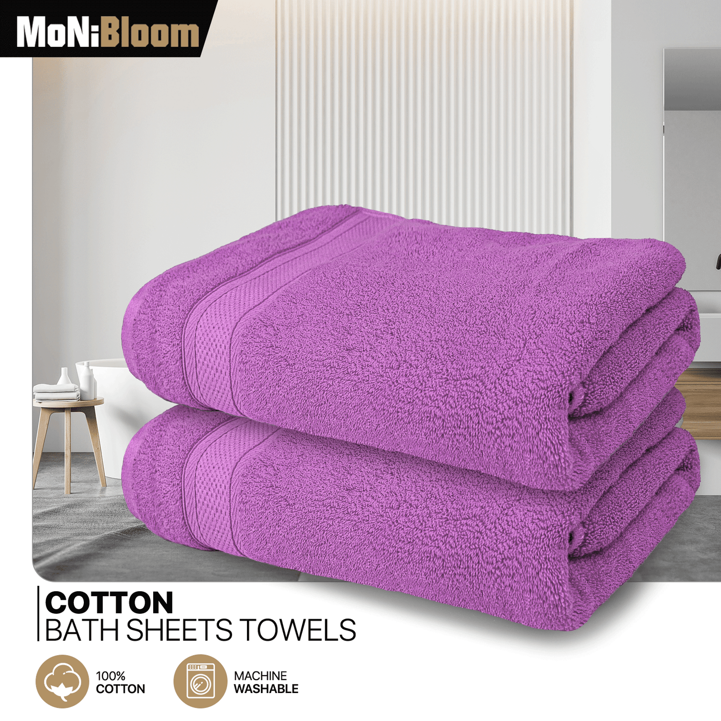 Towel - 2*Bath Sheet Towel - 35*70 inch