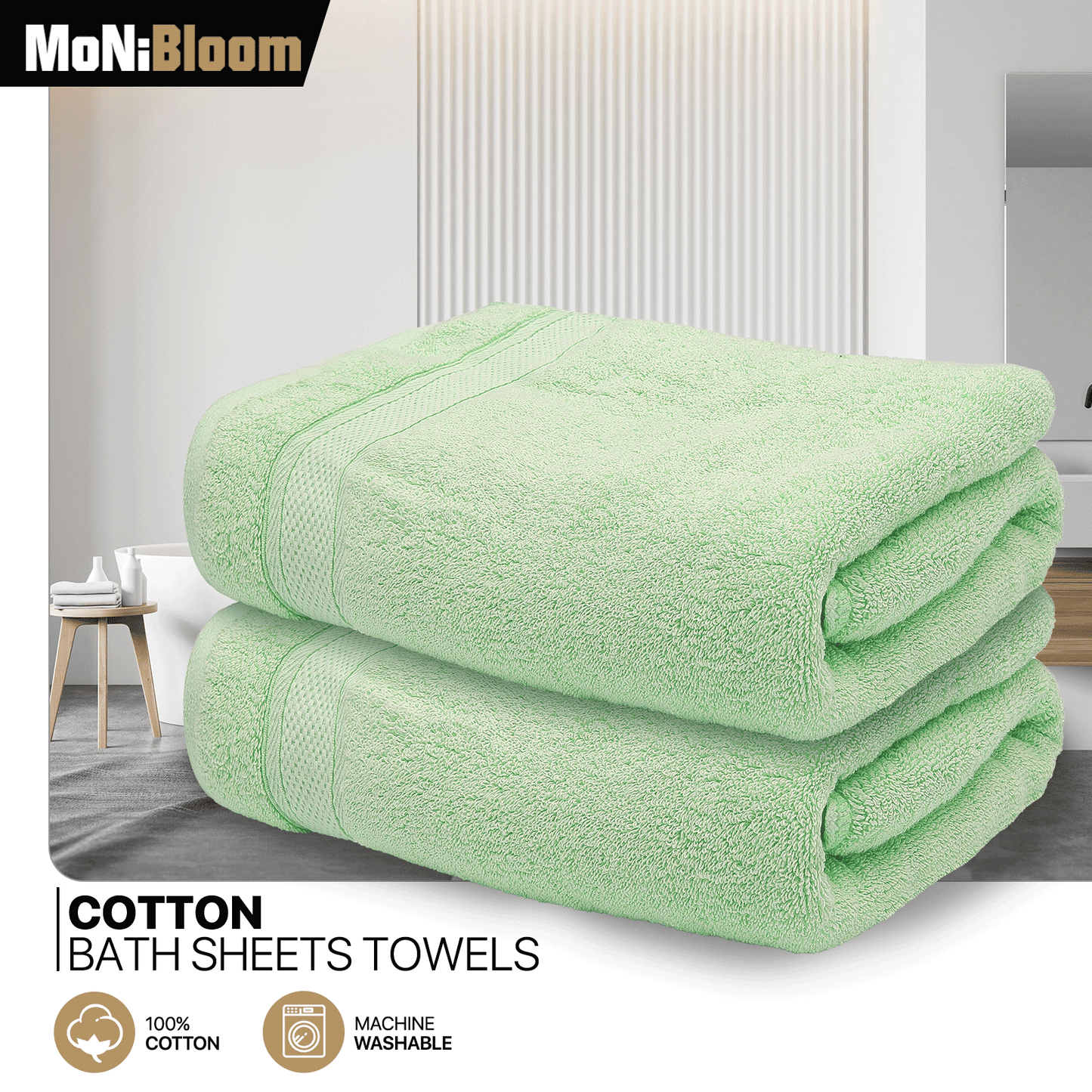 Towel - 2*Bath Sheet Towel - 35*70 inch