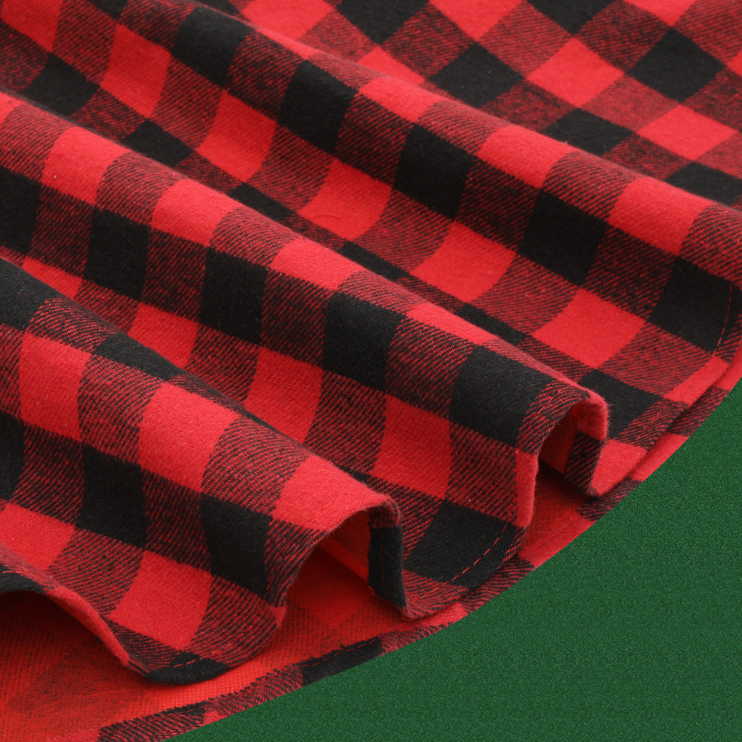 Cotton Plaid Tree Skirt