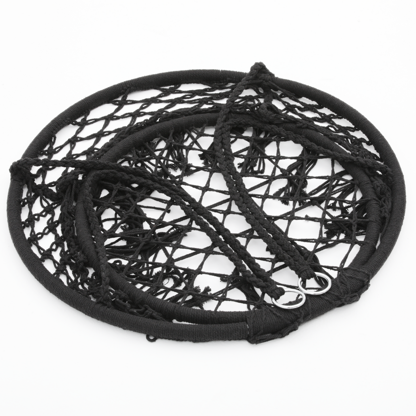 Hanging Cotton Rope Swing - Macrame Hammock Chair - Cushion Seat