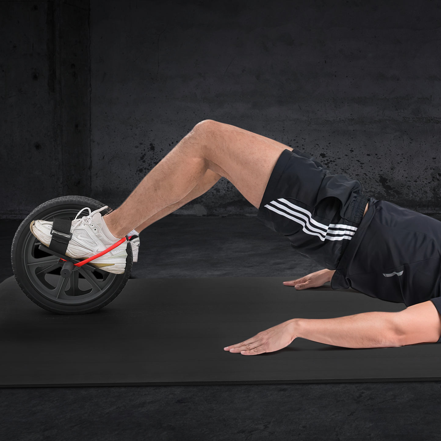 AB Roller Wheel - with Foot Pedal
