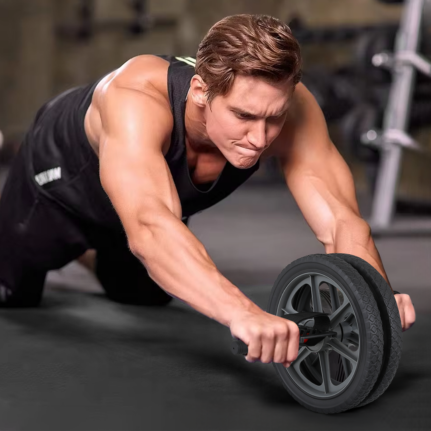 AB Roller Wheel - with Foot Pedal