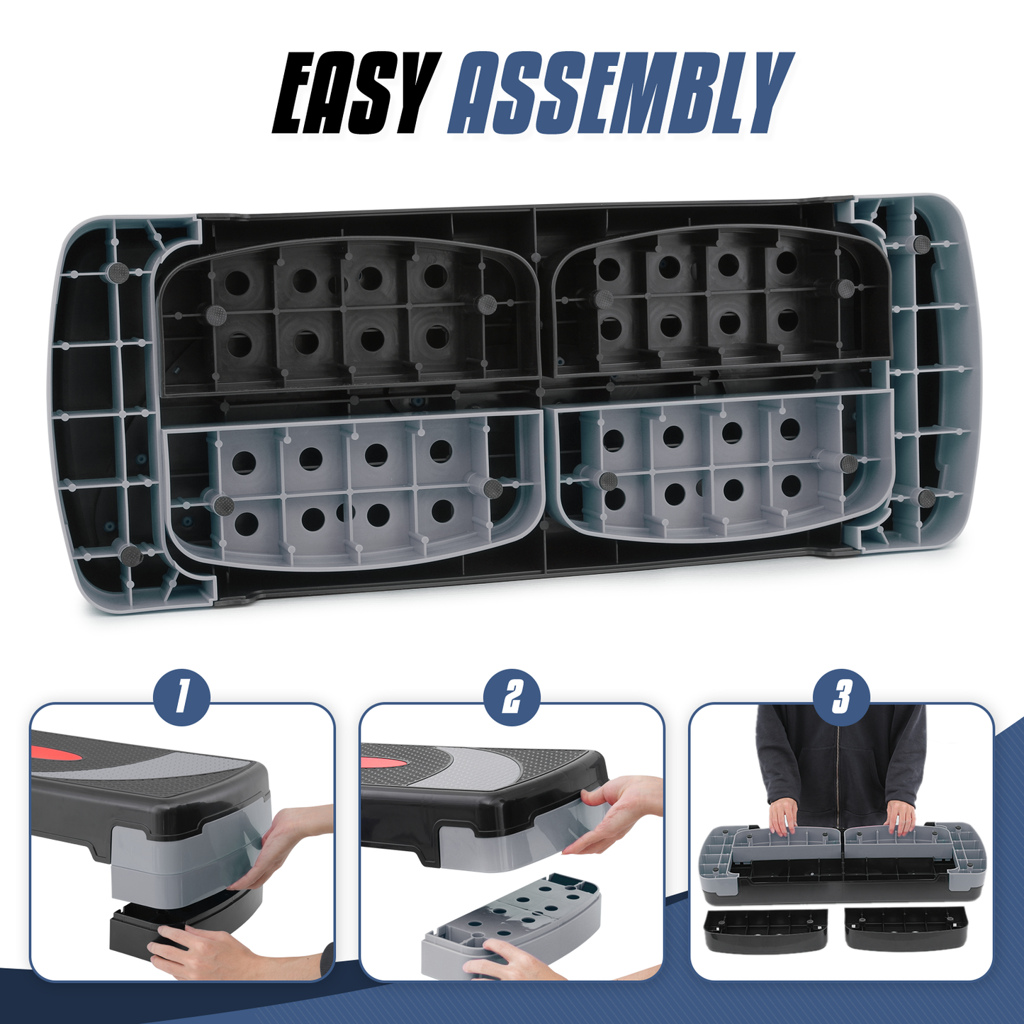 Aerobic Step Platform - 31" Length - 3 Adjustment