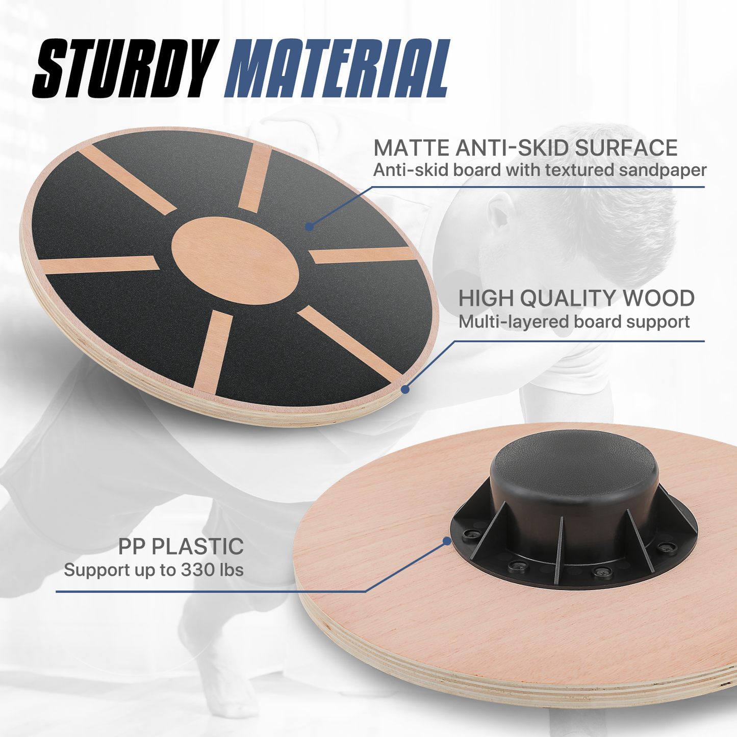Balance Trainer Board - Plywood