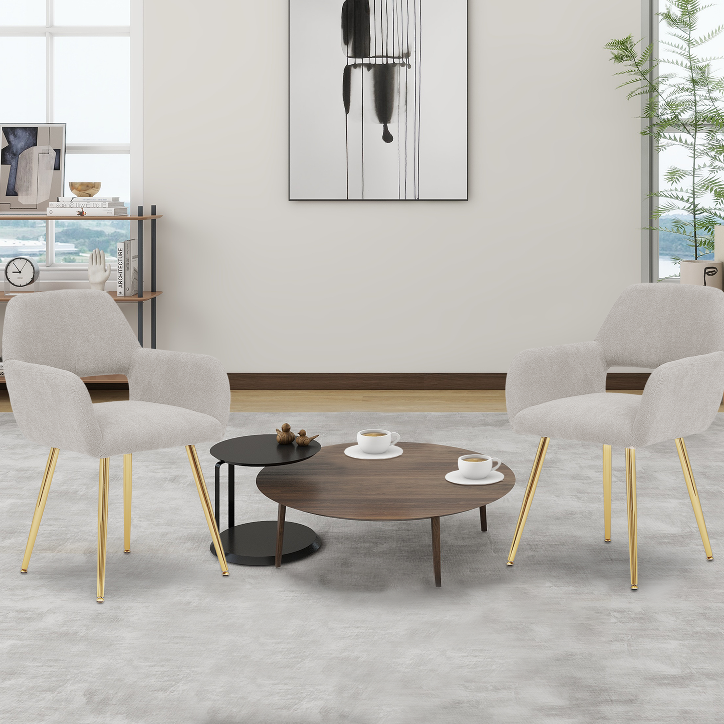 2 Pieces Dining Chair - Modern & Elegant Armchair