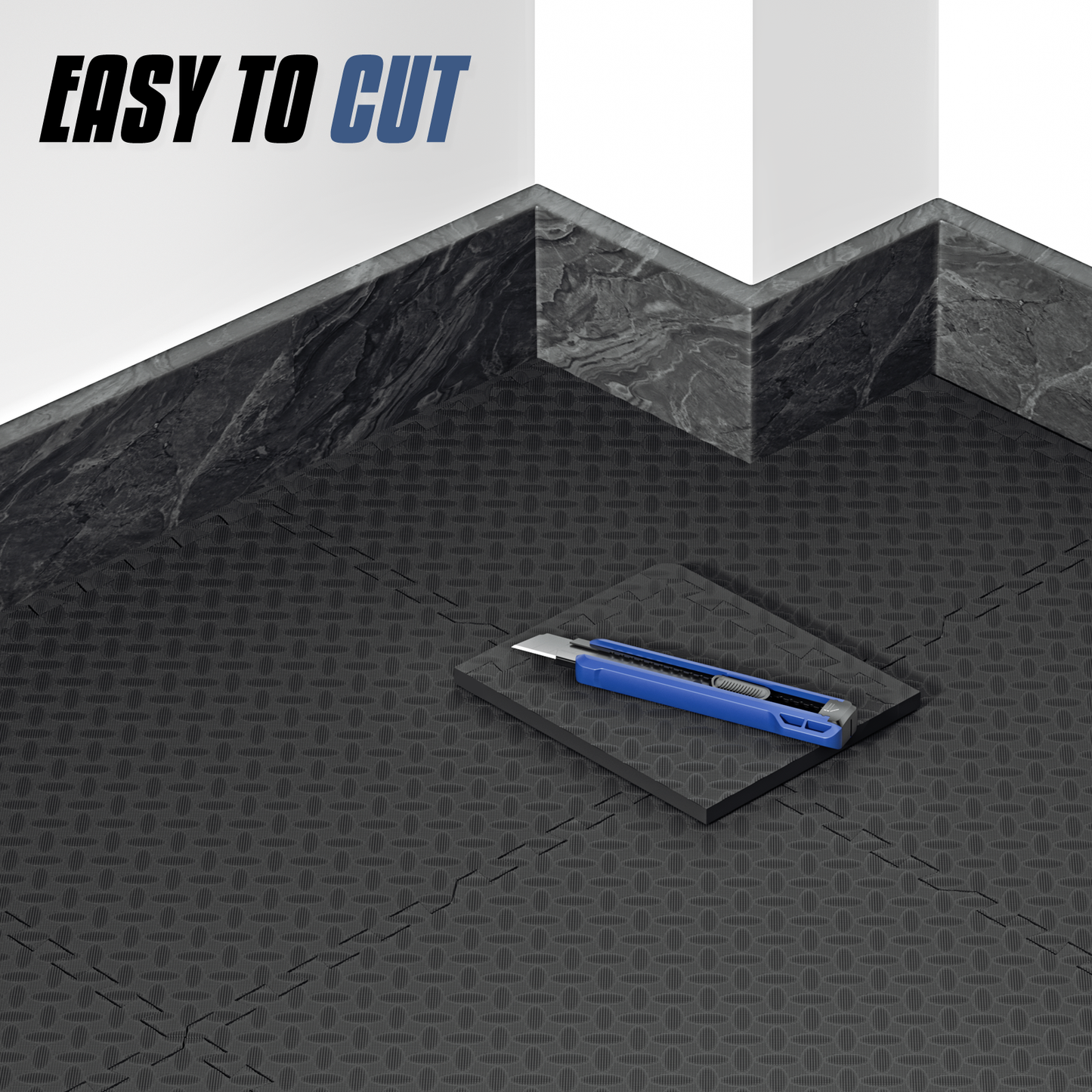 Square EVA Exercise Mat - 23.5" Dimension