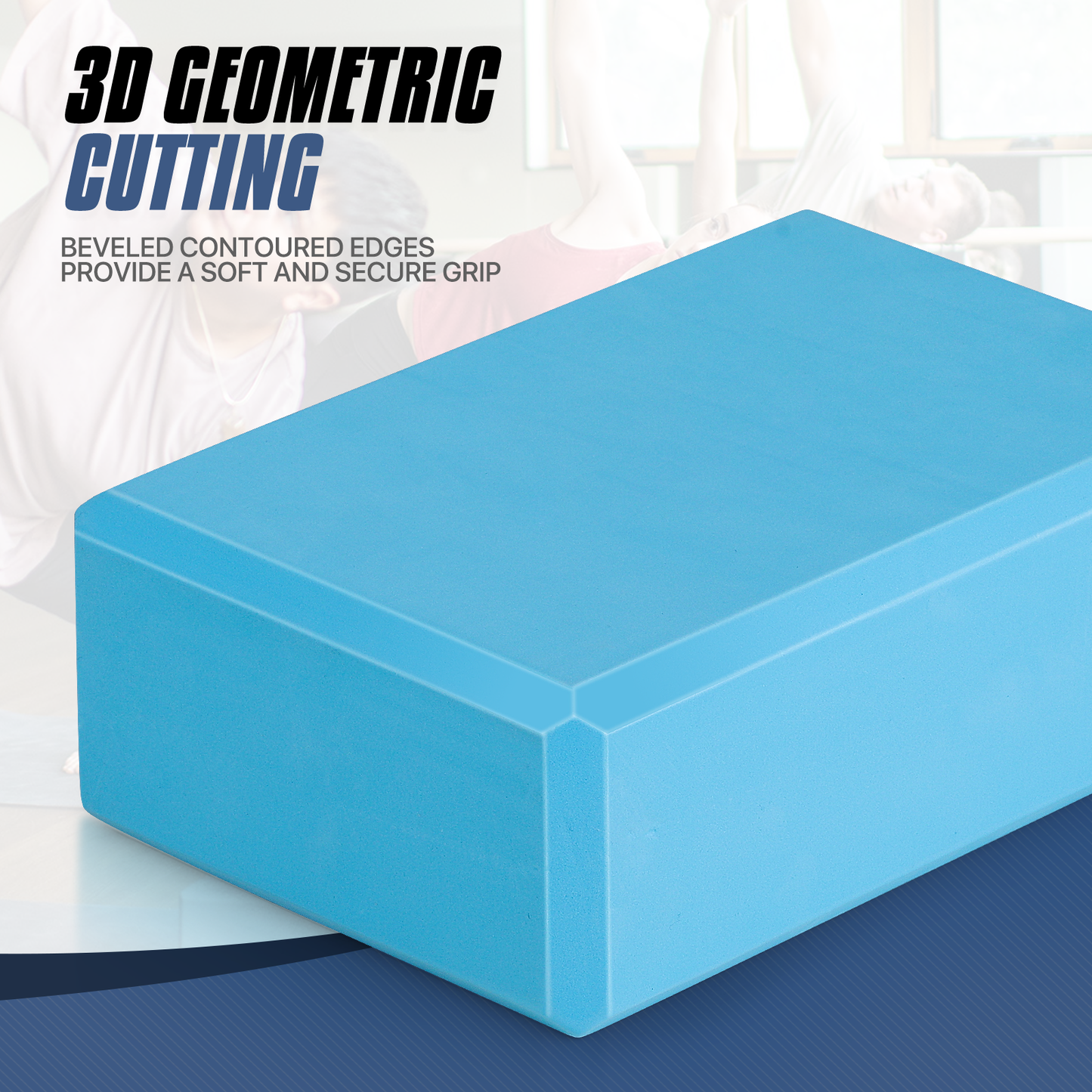 EVA Foam Yoga Block - 9x6x3 Inch