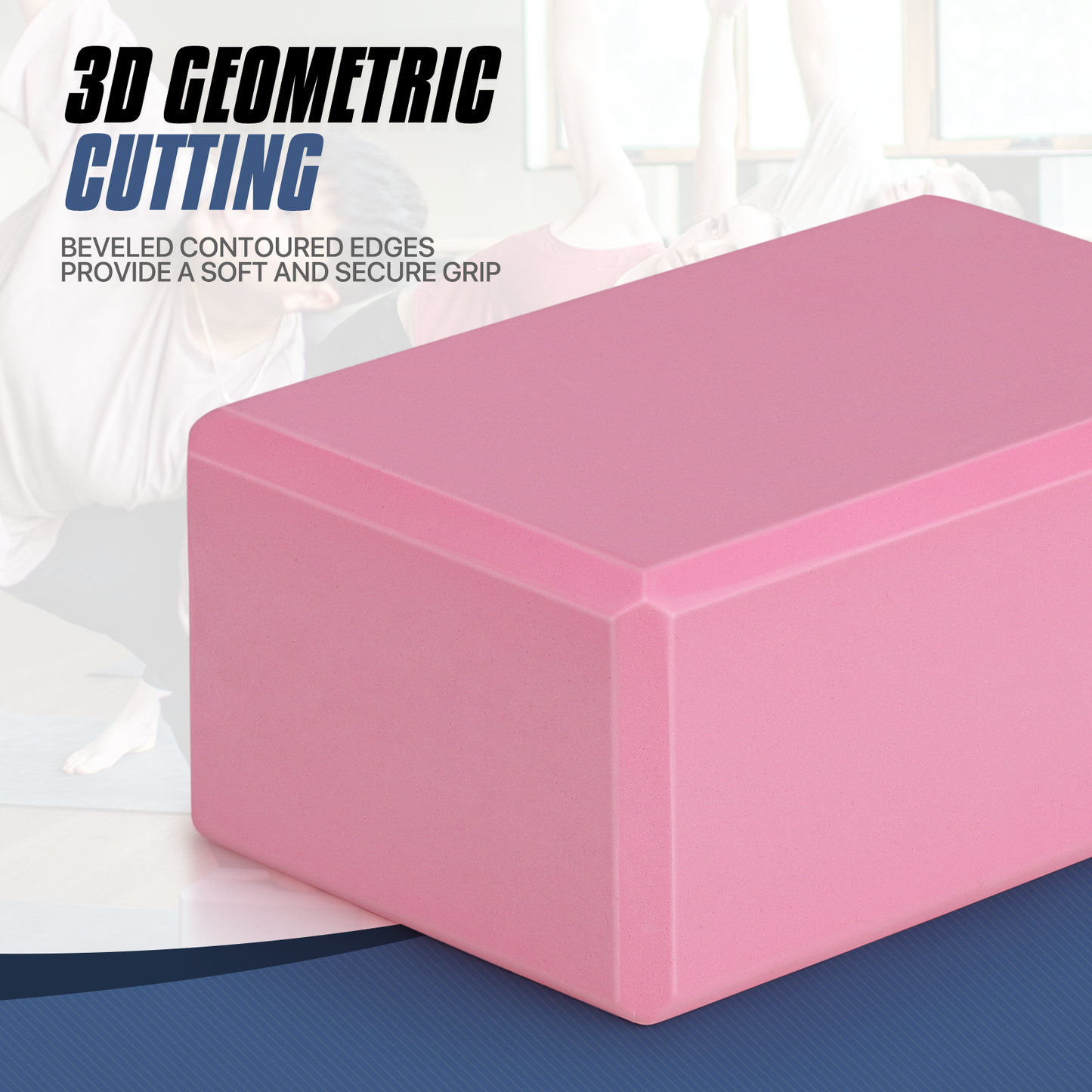 EVA Foam Yoga Block - 9x6x4 Inch