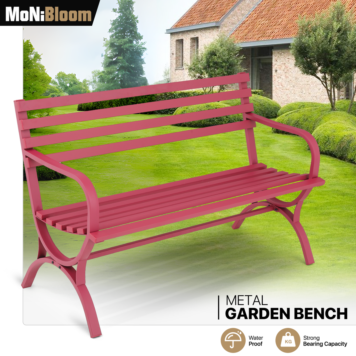50''Length Garden Bench - 485lb Load Capacity