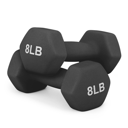 2x 8LB Grip Workout Dumbbel