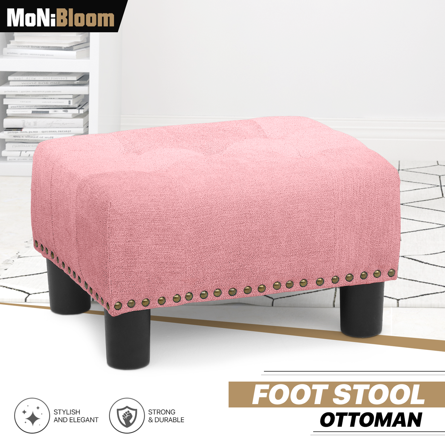 Square  Ottoman - 15'' * 11.5'' * 8.5''