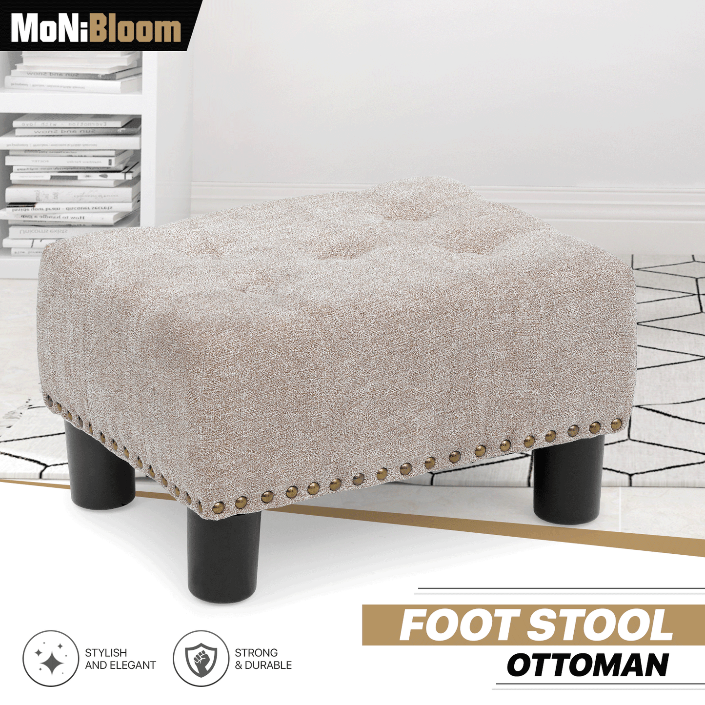 Square  Ottoman - 15'' * 11.5'' * 8.5''