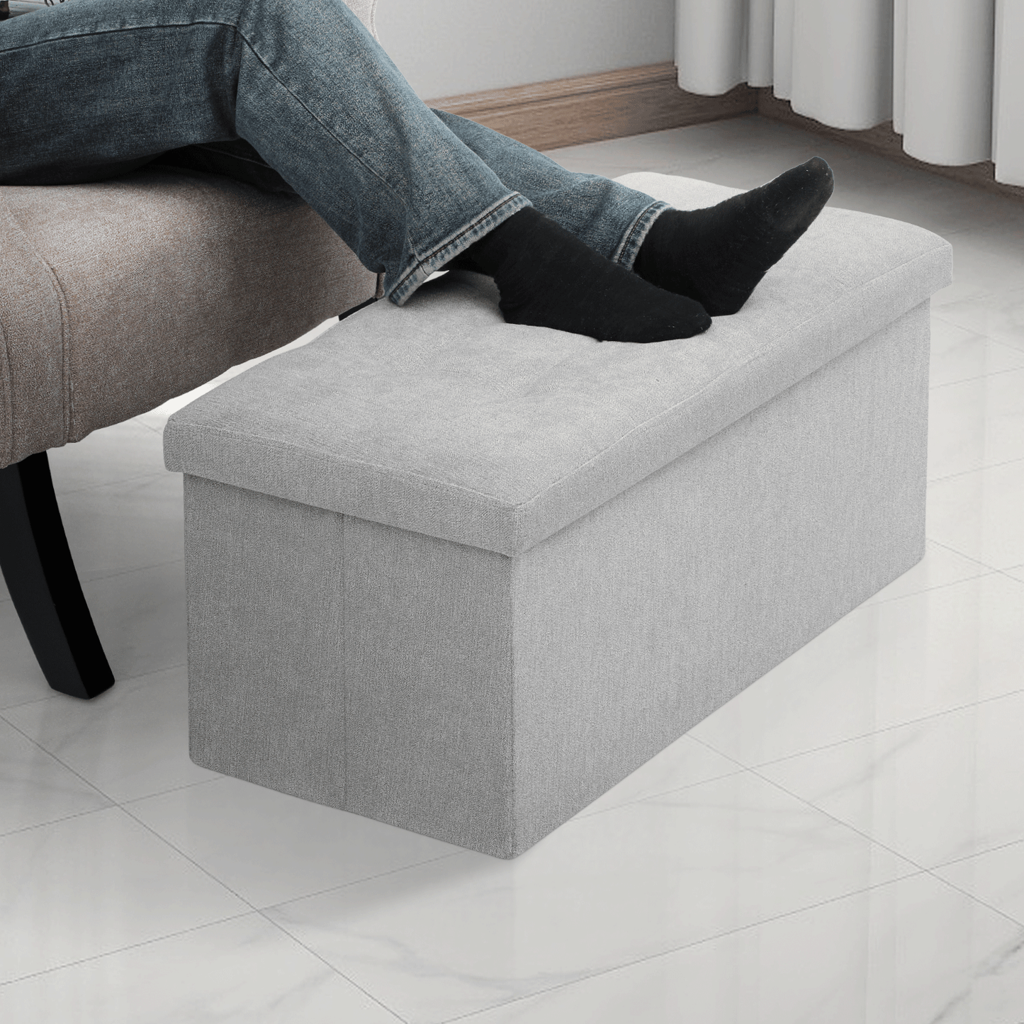 Lift-Off Storage Ottoman - 30'' * 15'' * 14.5''