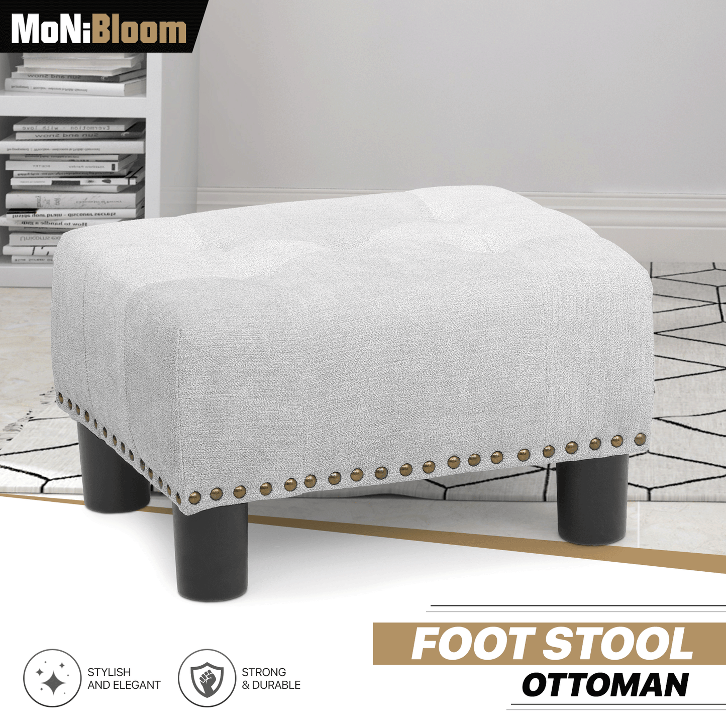 Square  Ottoman - 15'' * 11.5'' * 8.5''