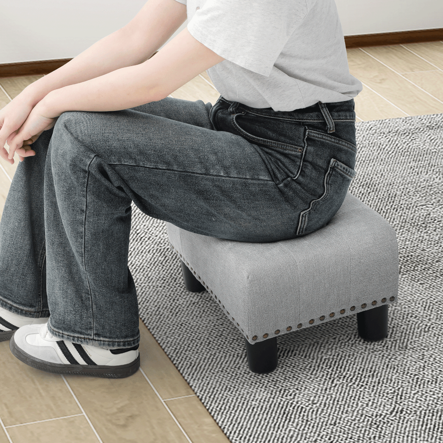 Square  Ottoman - 15'' * 11.5'' * 8.5''