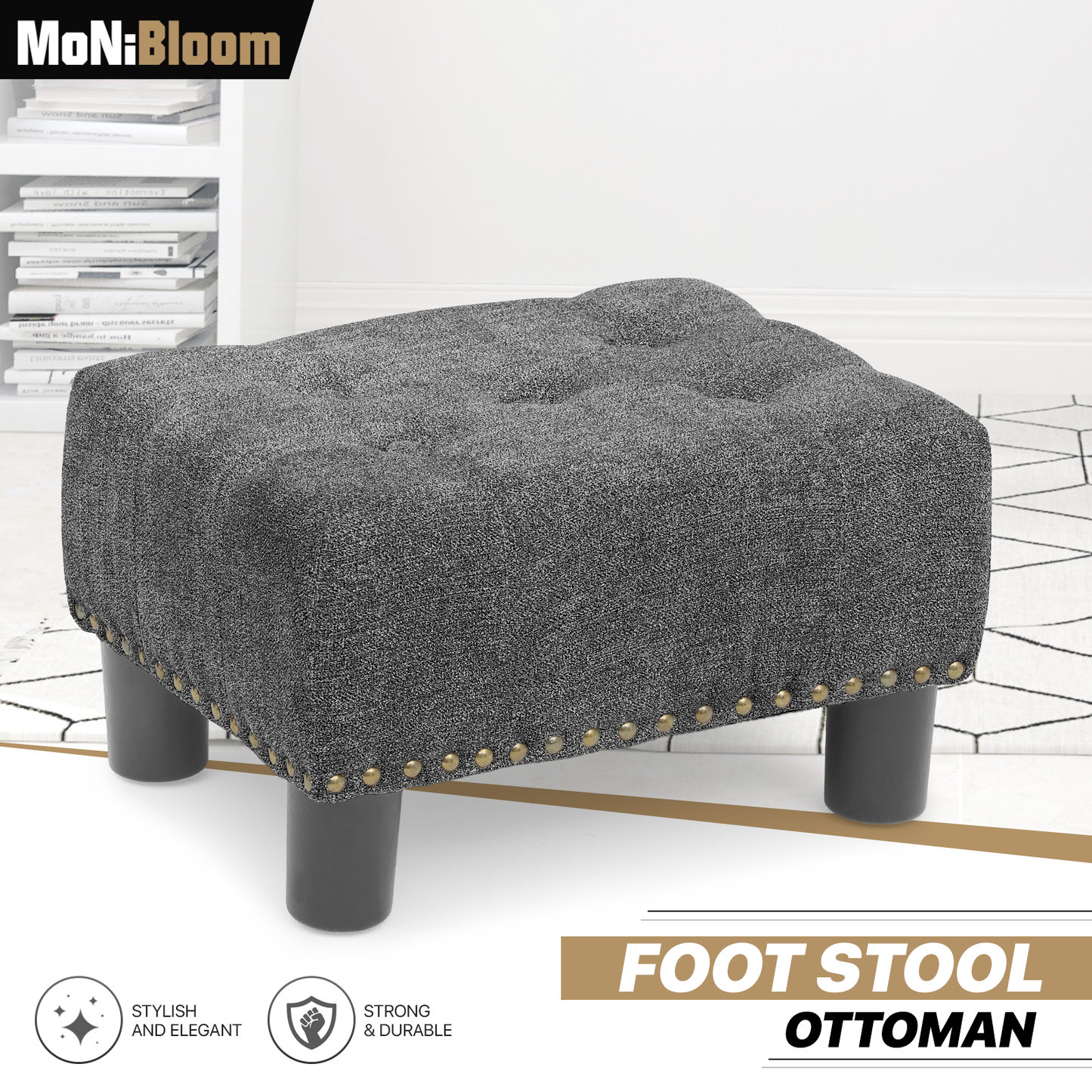 Square  Ottoman - 15'' * 11.5'' * 8.5''