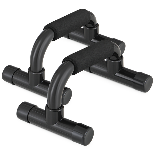 Pair Push Up Bar - EVA Foam Handle - Black