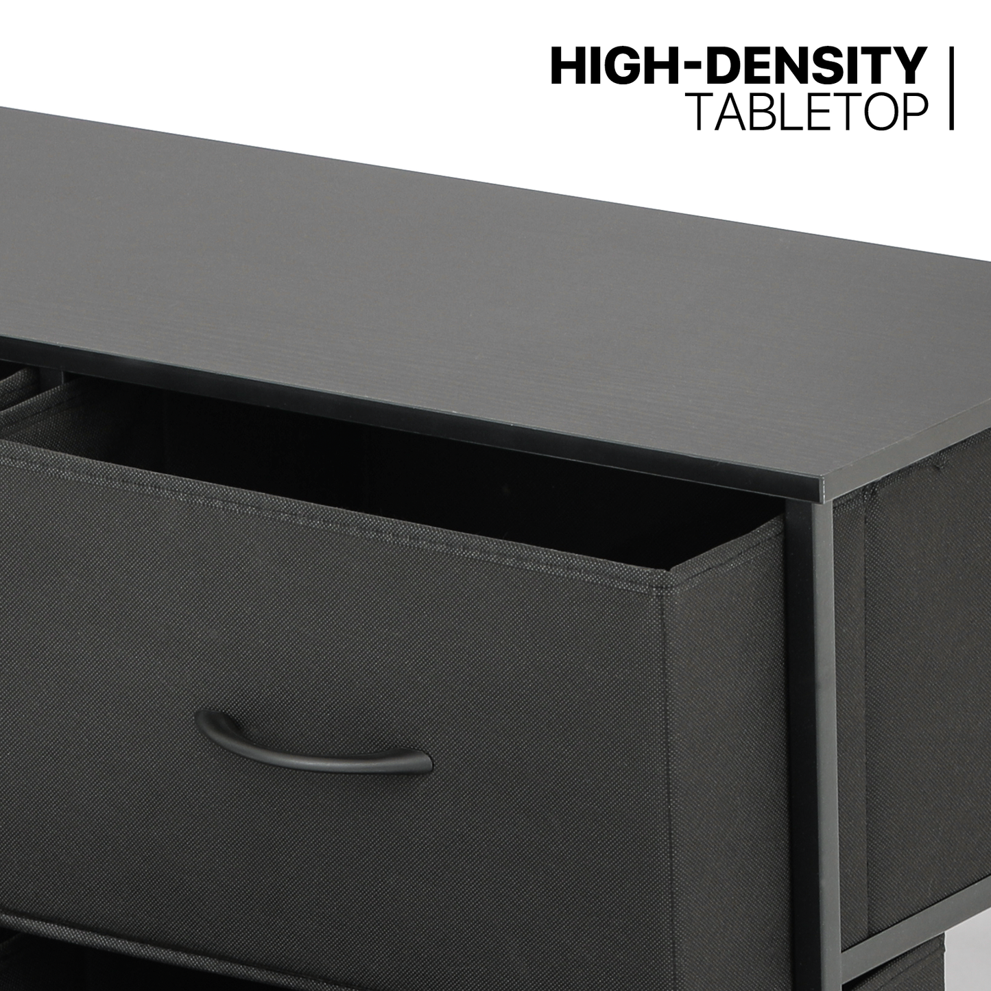 30" Dresser Model Fabric Drawer Metal Frame, 6-Drawer