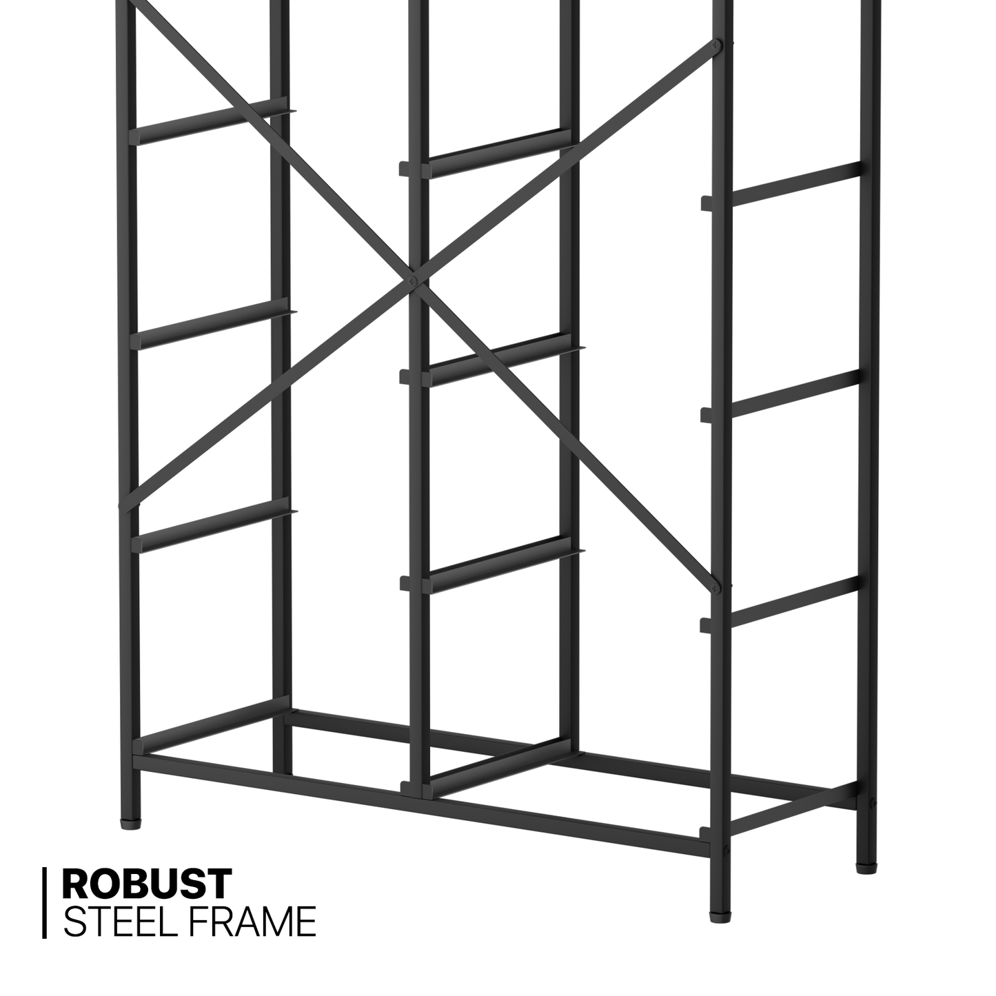 48.5" Dresser Model Fabric Drawer Metal Frame, 10-Drawer