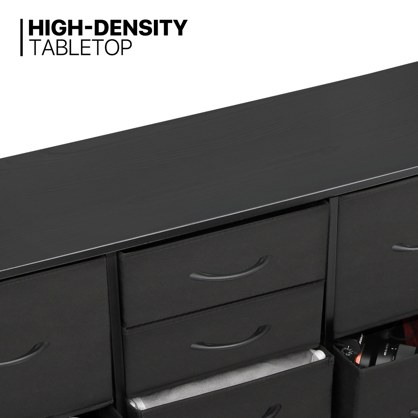 57.5" Height Dresser-16 Drawer - Metal Frame