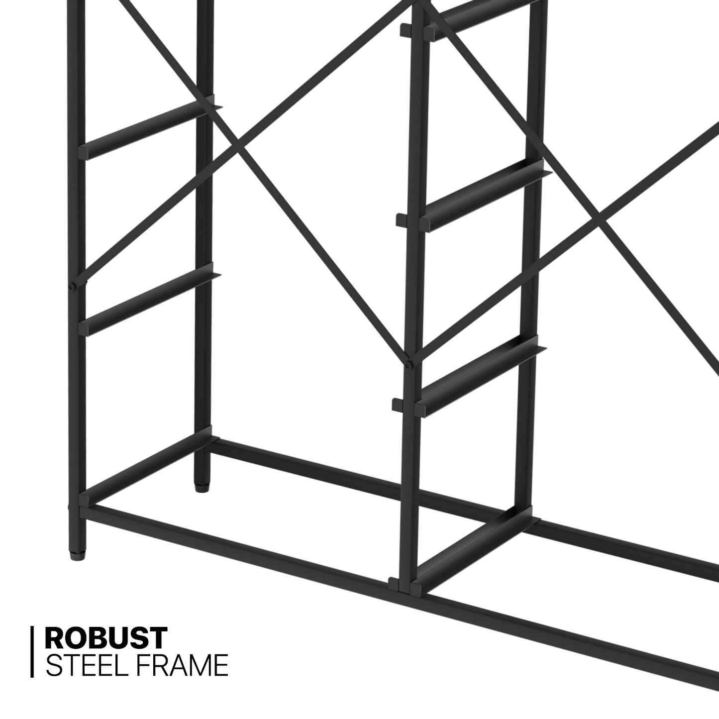 57.5" Height Dresser-16 Drawer - Metal Frame