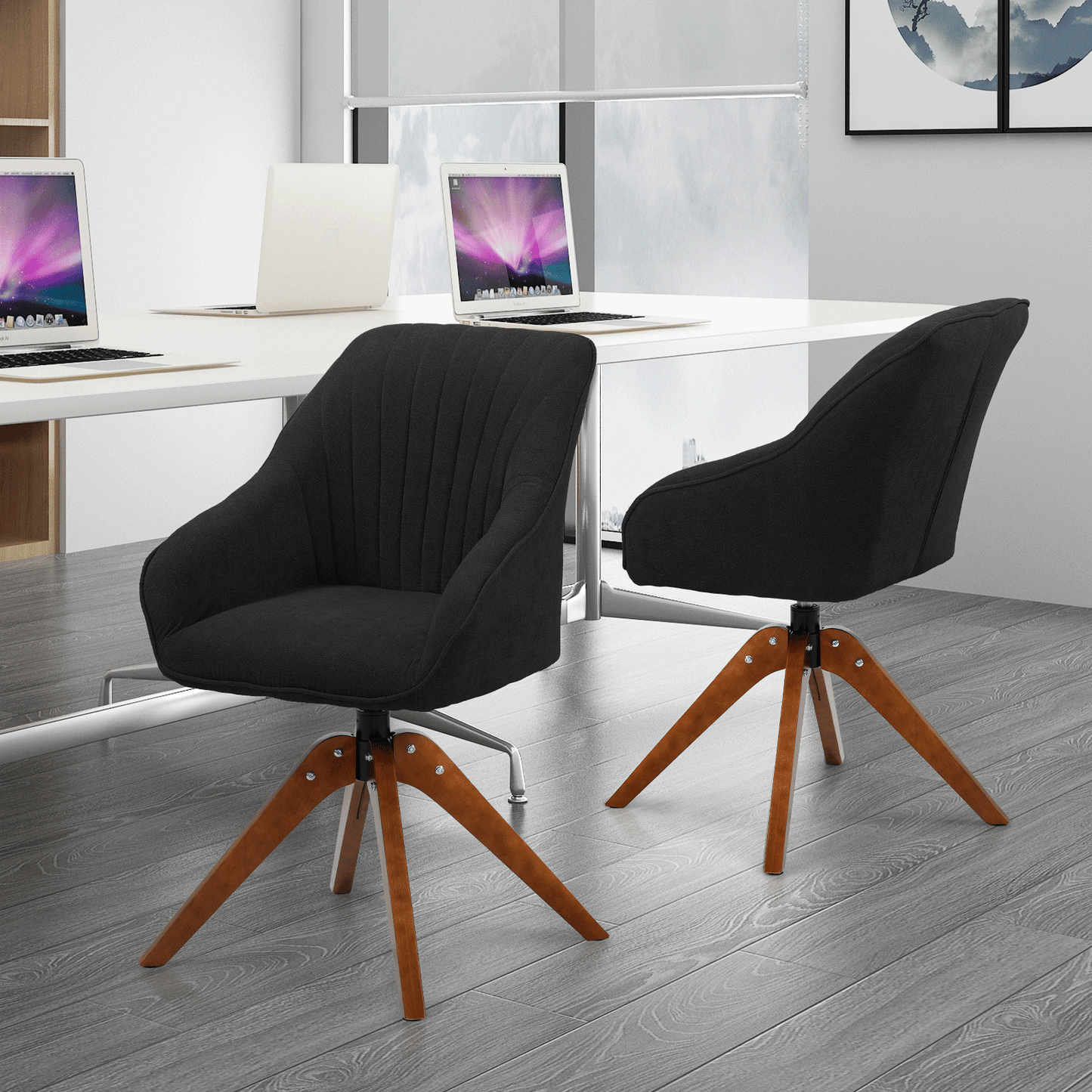 2 pcs Arm Chair 300 lbs Capacity - (L)16.5in. (W)23.0in. (H)35.0in.