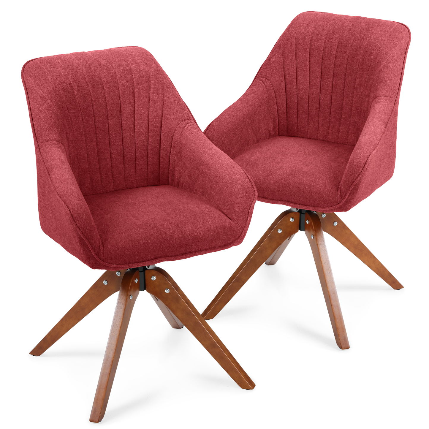 2 pcs Arm Chair 300 lbs Capacity - (L)16.5in. (W)23.0in. (H)35.0in.
