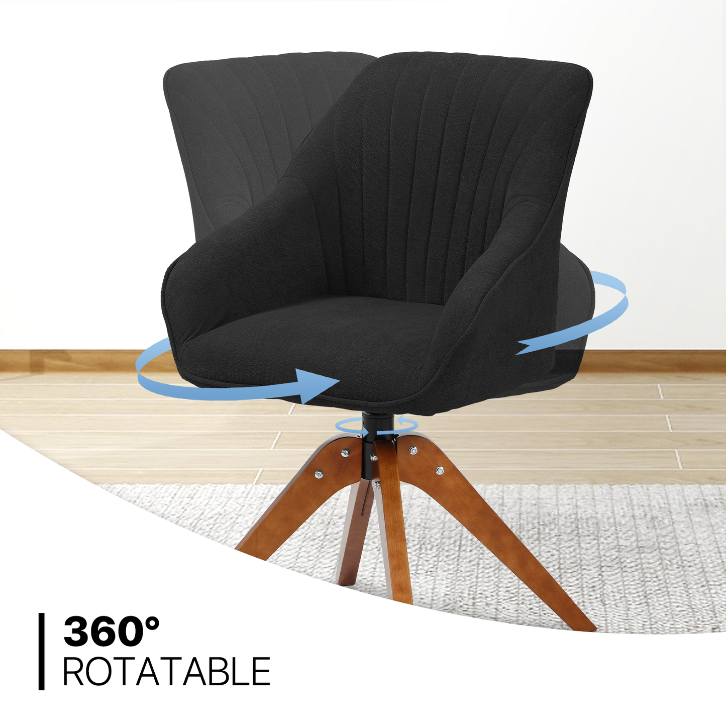 Arm Chair 300 lbs Capacity - (L)16.5in. (W)23.0in. (H)35.0in.