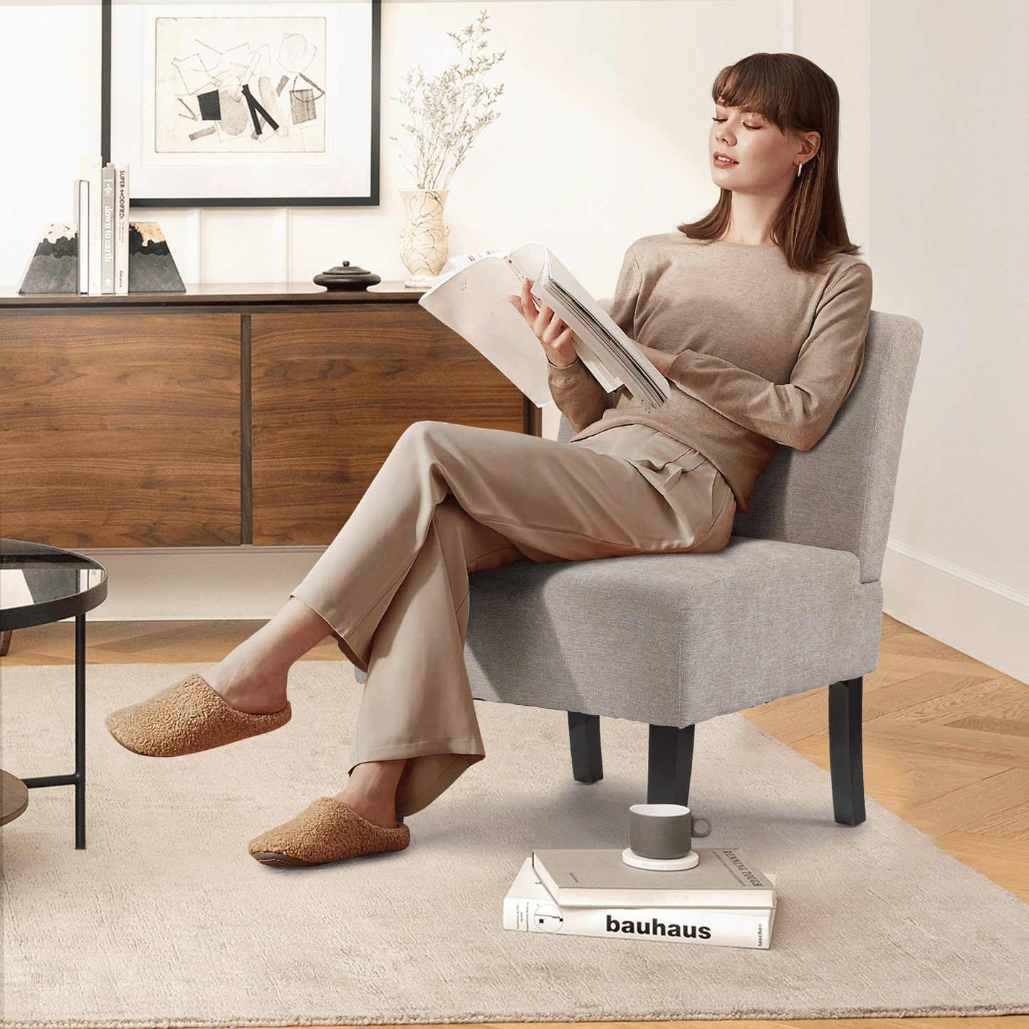 Sofa Chair 300 lbs Capacity - (L)23.0in. (W)29.0in. (H)32.0in.