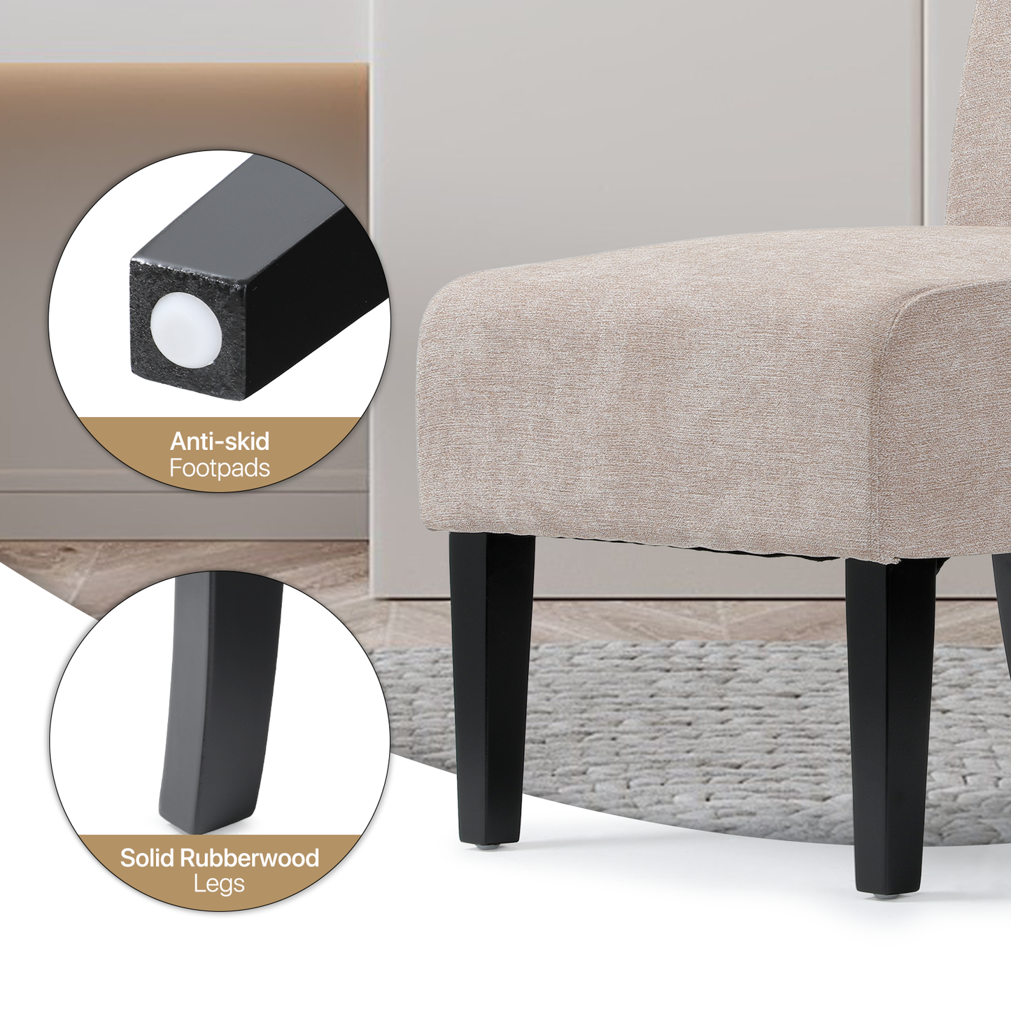 Sofa Chair 300 lbs Capacity - (L)23.0in. (W)29.0in. (H)32.0in.