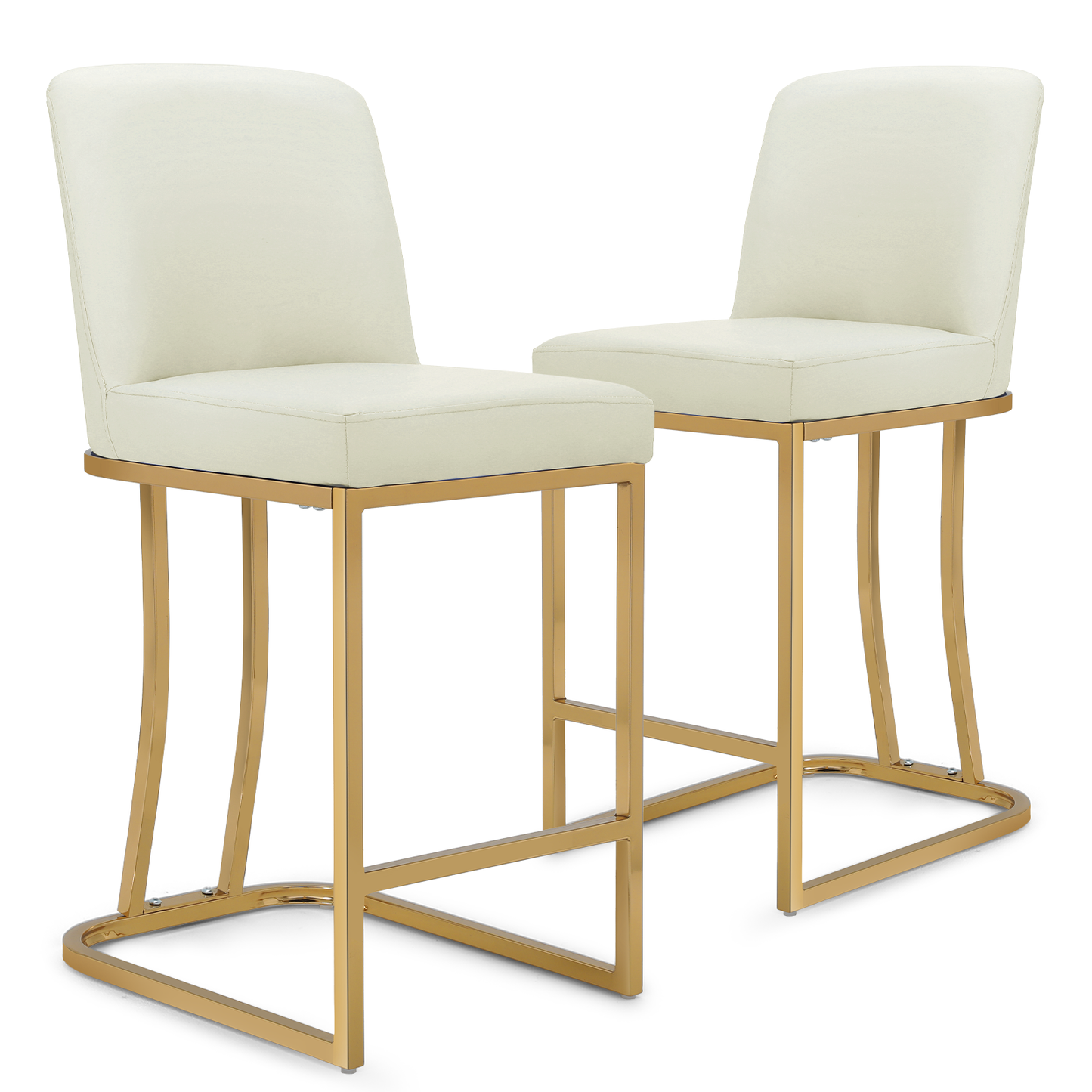 2 pcs Bar Stool 330 lbs Capacity - (L)16.0in. (W)19.0in. (H)35.0in.