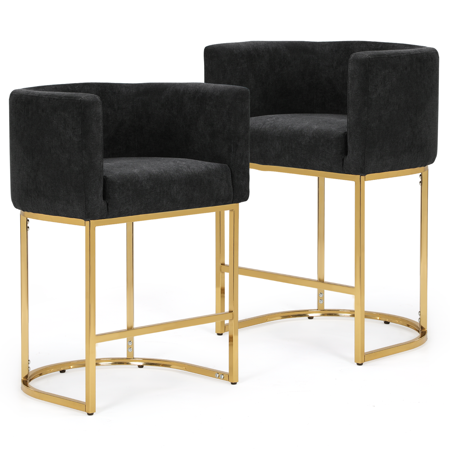2 pcs Bar Stool 330 lbs Capacity - (L)19.5in. (W)22.0in. (H)33.0in.