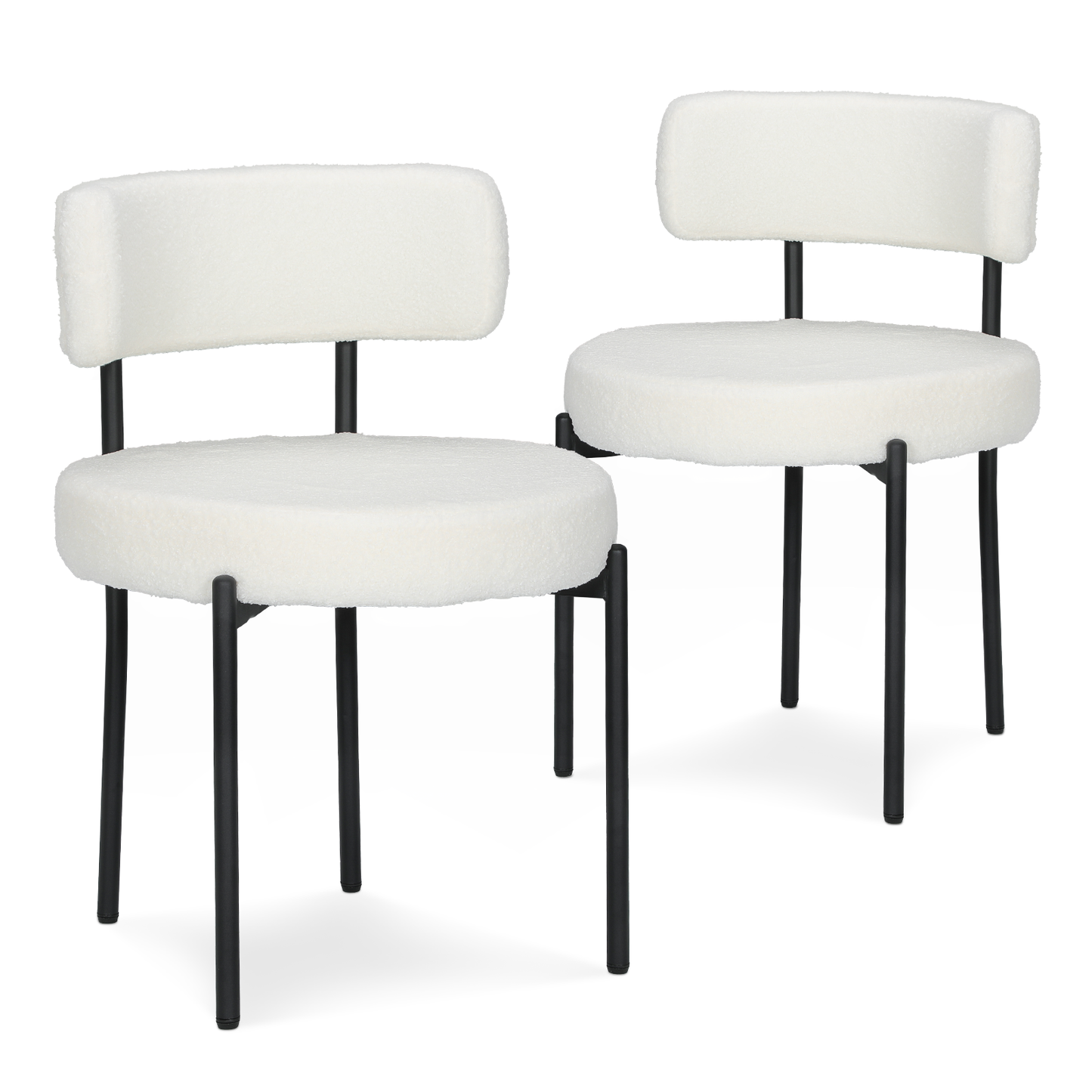 2 pcs Dining Chair 200 lbs Capacity - (L)20.5in. (W)20.5in. (H)30.5in.