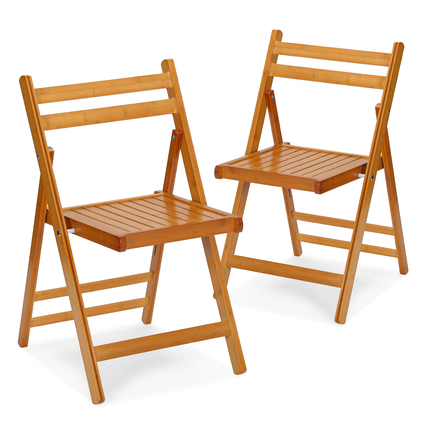 2 pcs Foldable Chair 150 lbs Capacity - (L)19.5in. (W)18.0in. (H)30.5in.