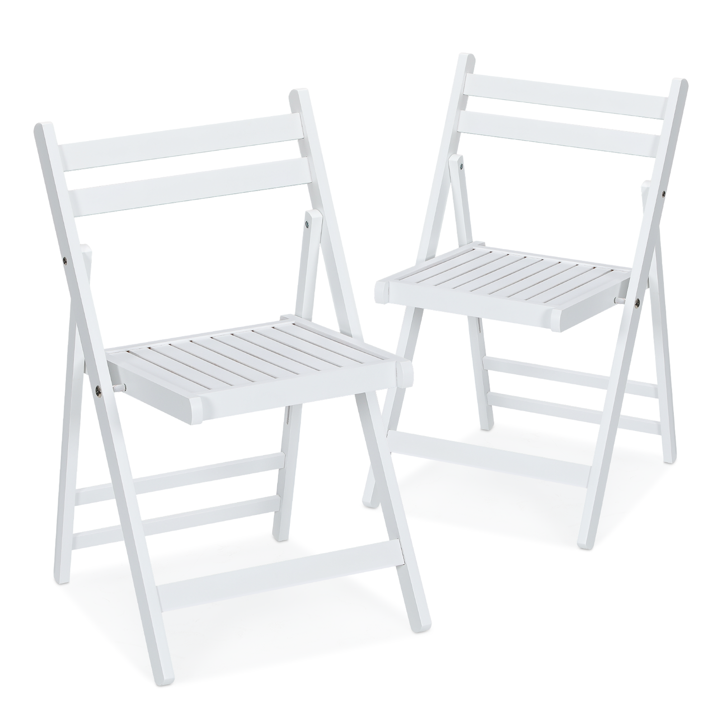 2 pcs Foldable Chair 150 lbs Capacity - (L)19.5in. (W)18.0in. (H)30.5in.