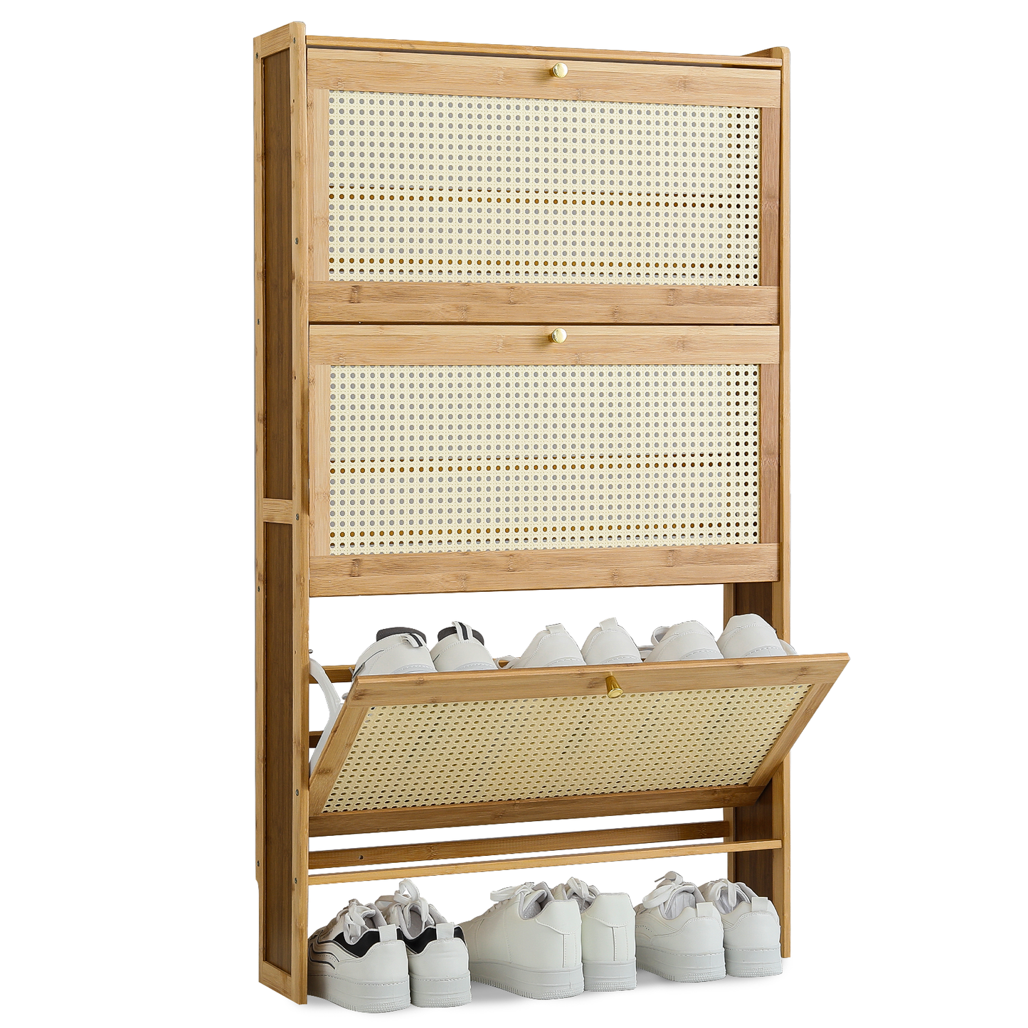 Thin Shoe Storage - 5 Tiers - (L)27.0in. (W)7.0in. (H)47.5in.