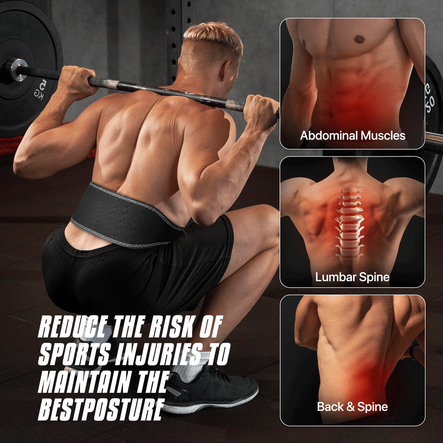 Weight Lifting Belt - PU Material