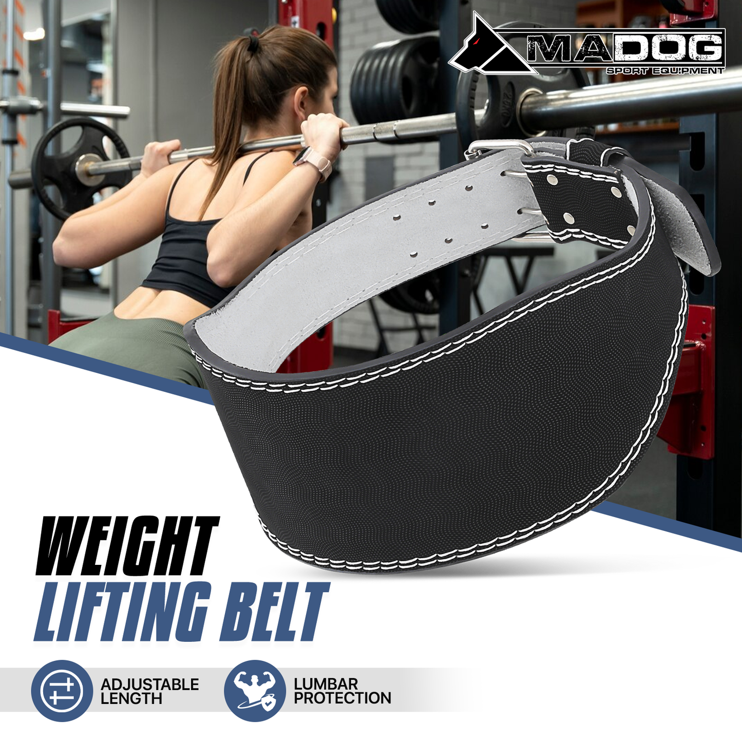 Weight Lifting Belt - PU Material