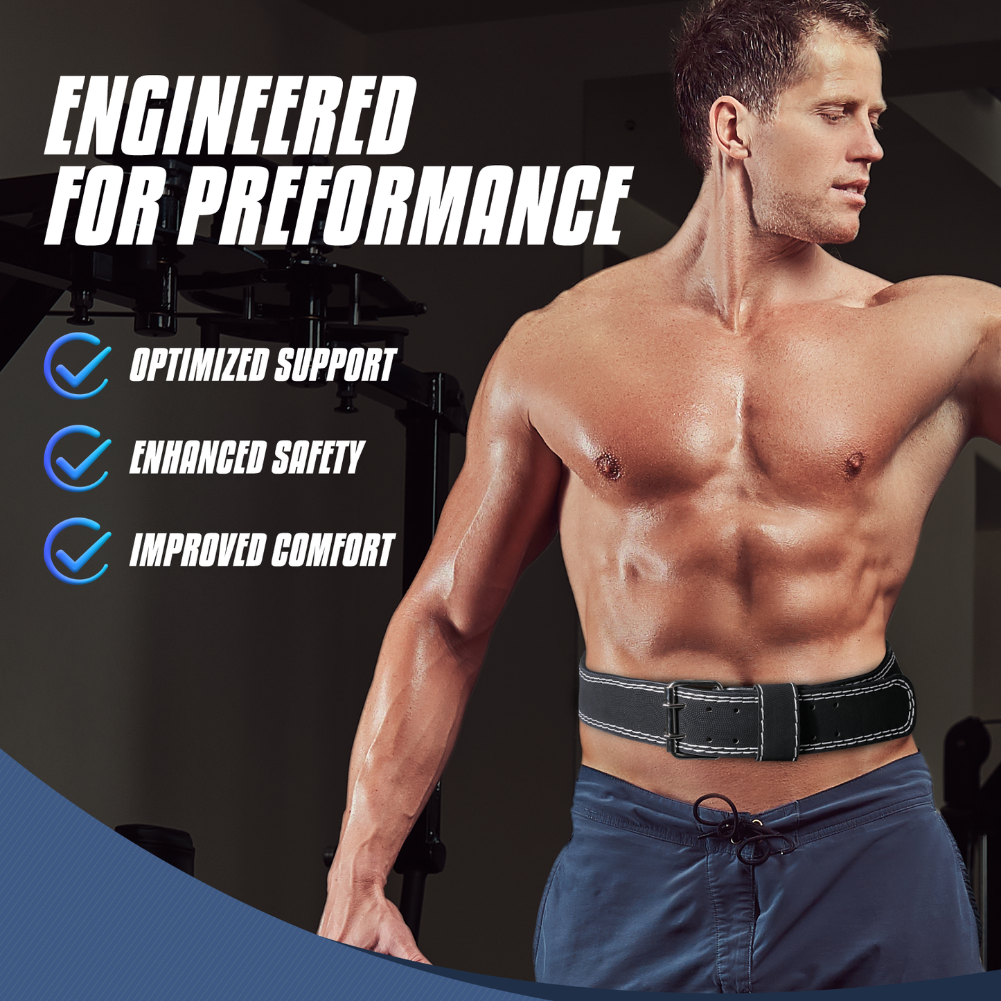Weight Lifting Belt - PU Material