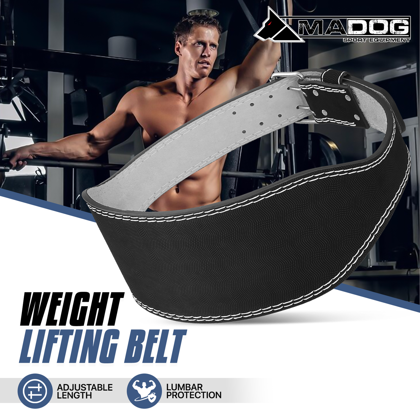 Weight Lifting Belt - PU Material