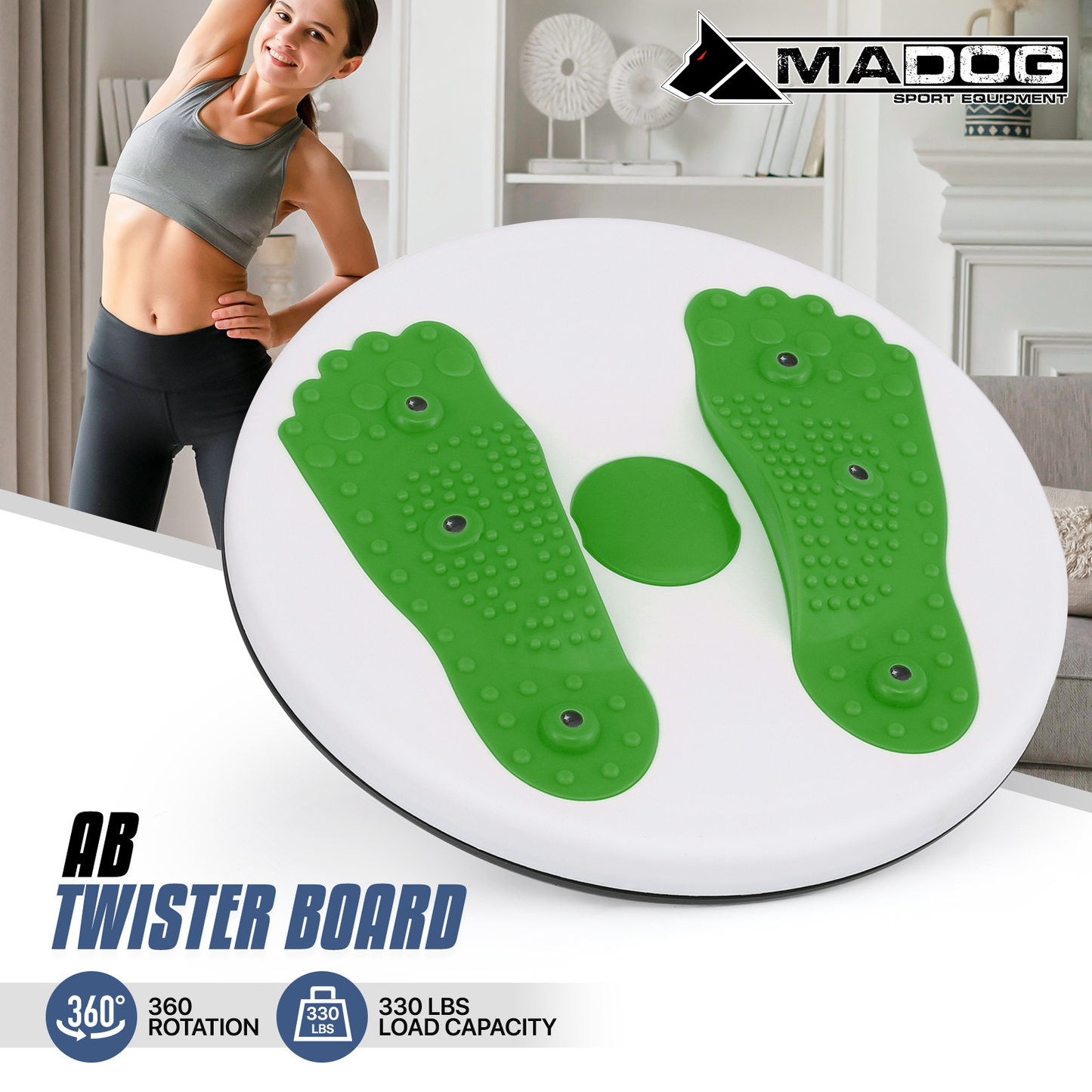 Waist Twisting Disc -with Foot Massage