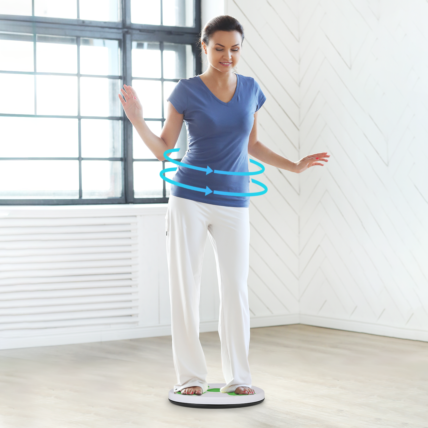Waist Twisting Disc -with Foot Massage