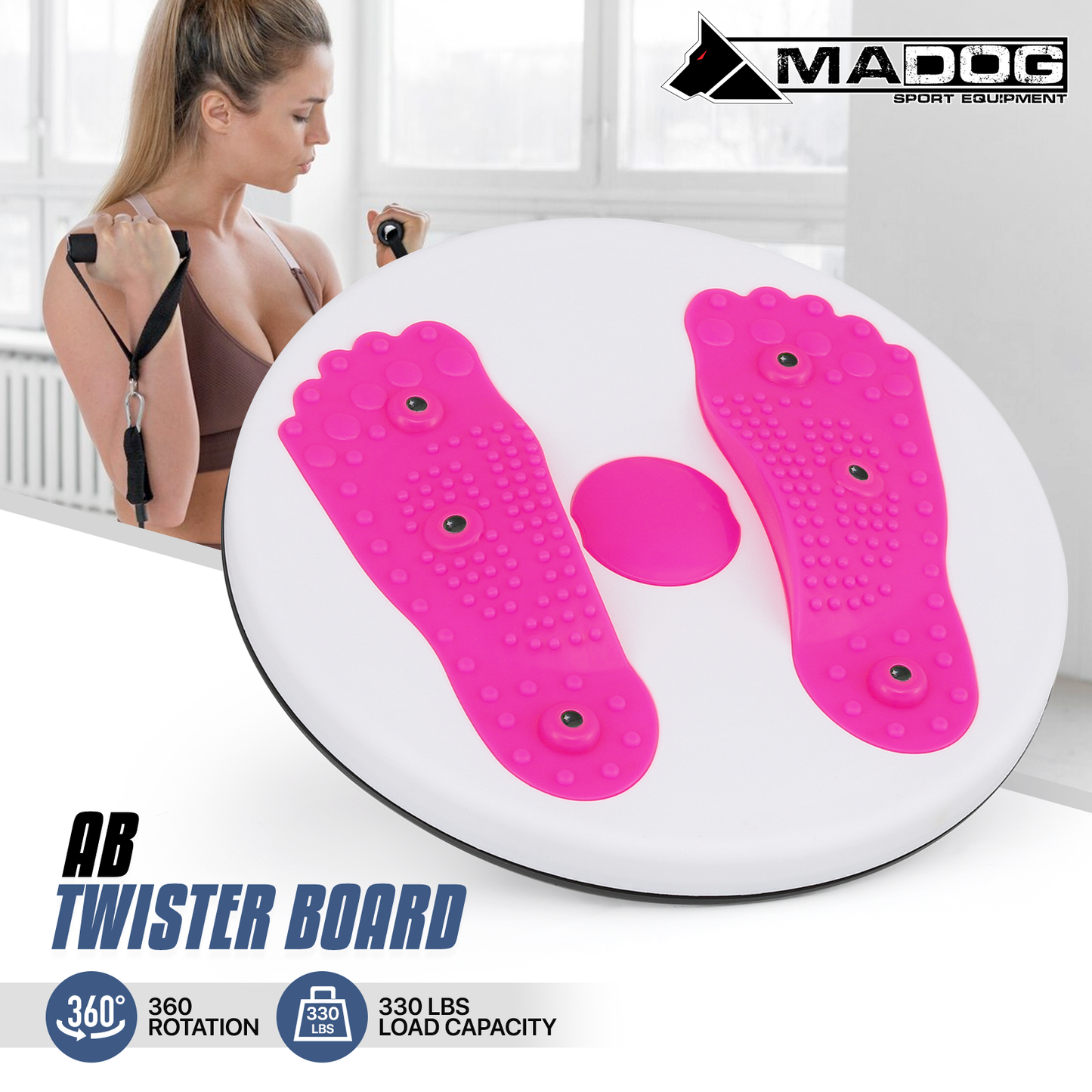 Waist Twisting Disc -with Foot Massage