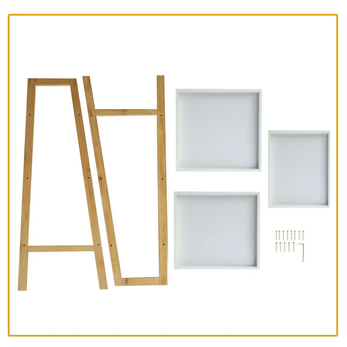 Multiple-use Standing Shelf