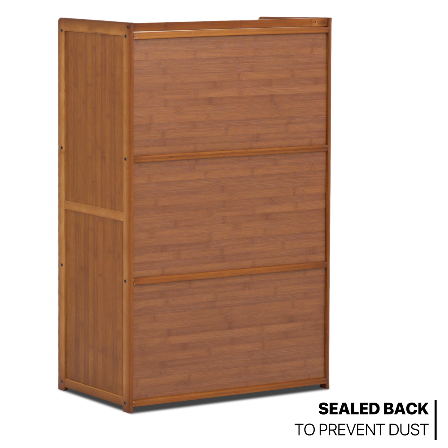 27" Bookshelf - 39''Height - 3 Tiers - Brown